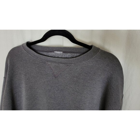 Y2K Russell Athletic Mens Dark Gray Crewneck Sweatshirt Size M? READ Grunge - Picture 5 of 7